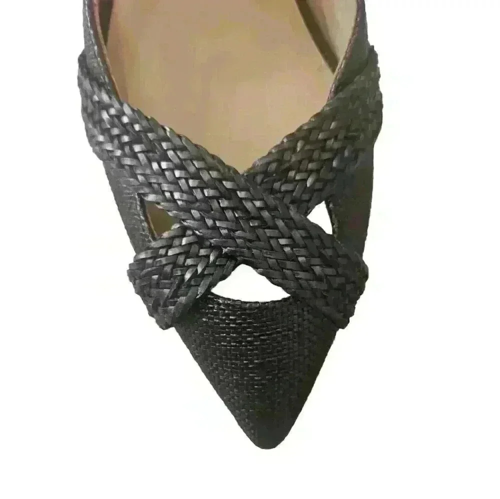 Banana Republic Black Heels with Sophisticated Cut-Out Design - Picture 13 of 14